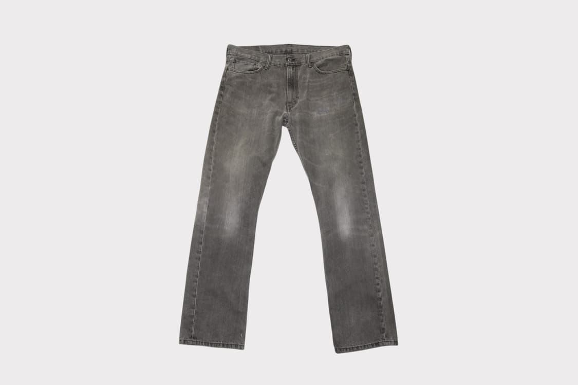 [36인치] 리바이스 513 흑청 데님팬츠 상품이미지1