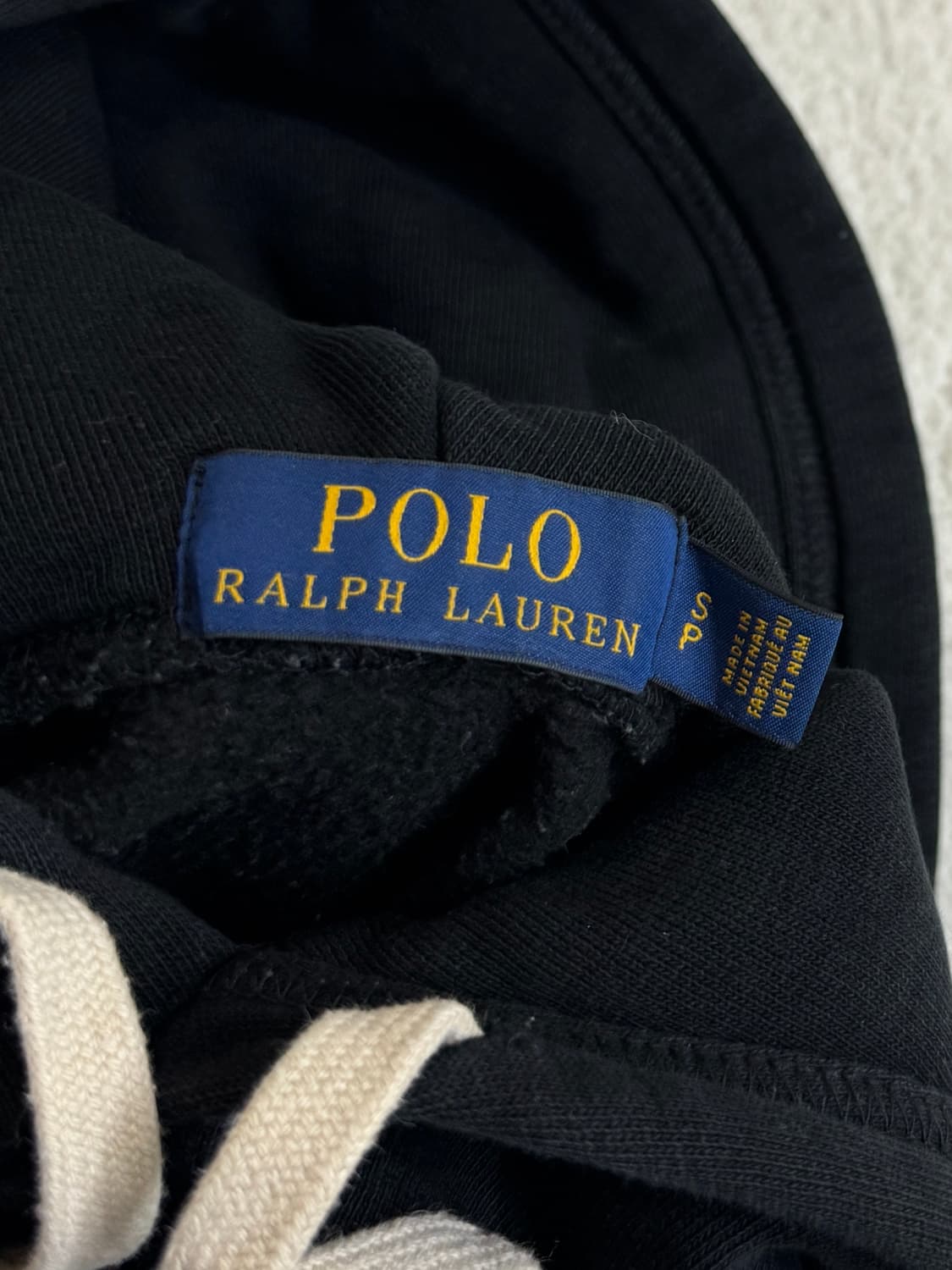 폴로 블랙 스펠로고 후드 상품이미지5