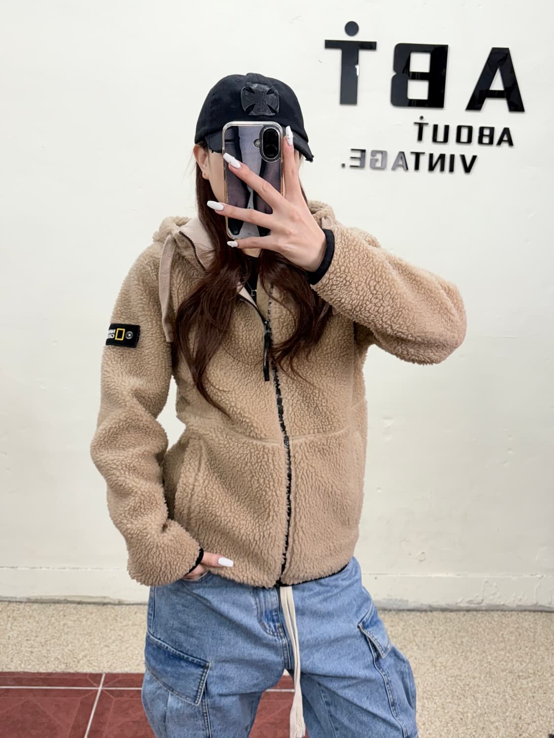 내셔널 지오그래픽 뽀글 후리스  상품이미지1