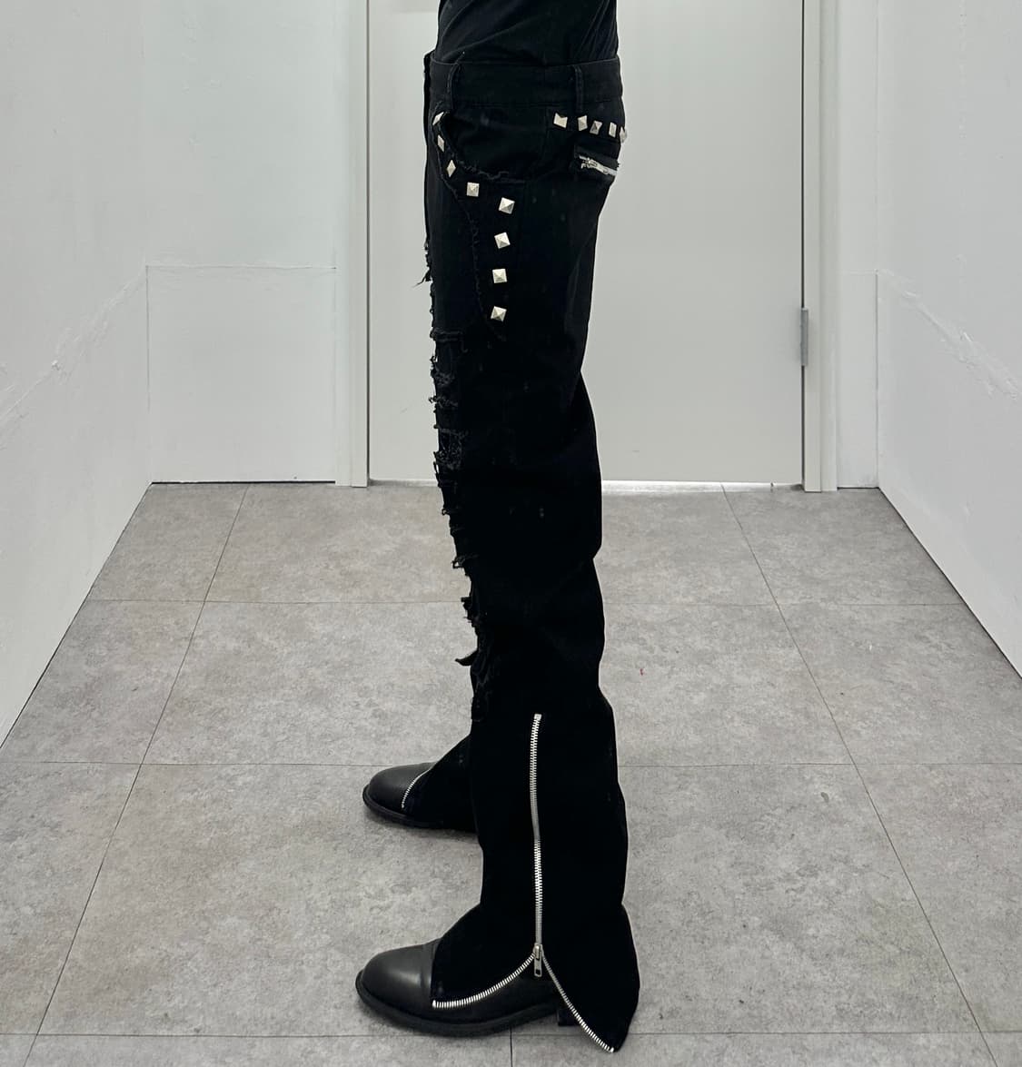 GLP Studded Distressed Punk Pants 상품이미지4