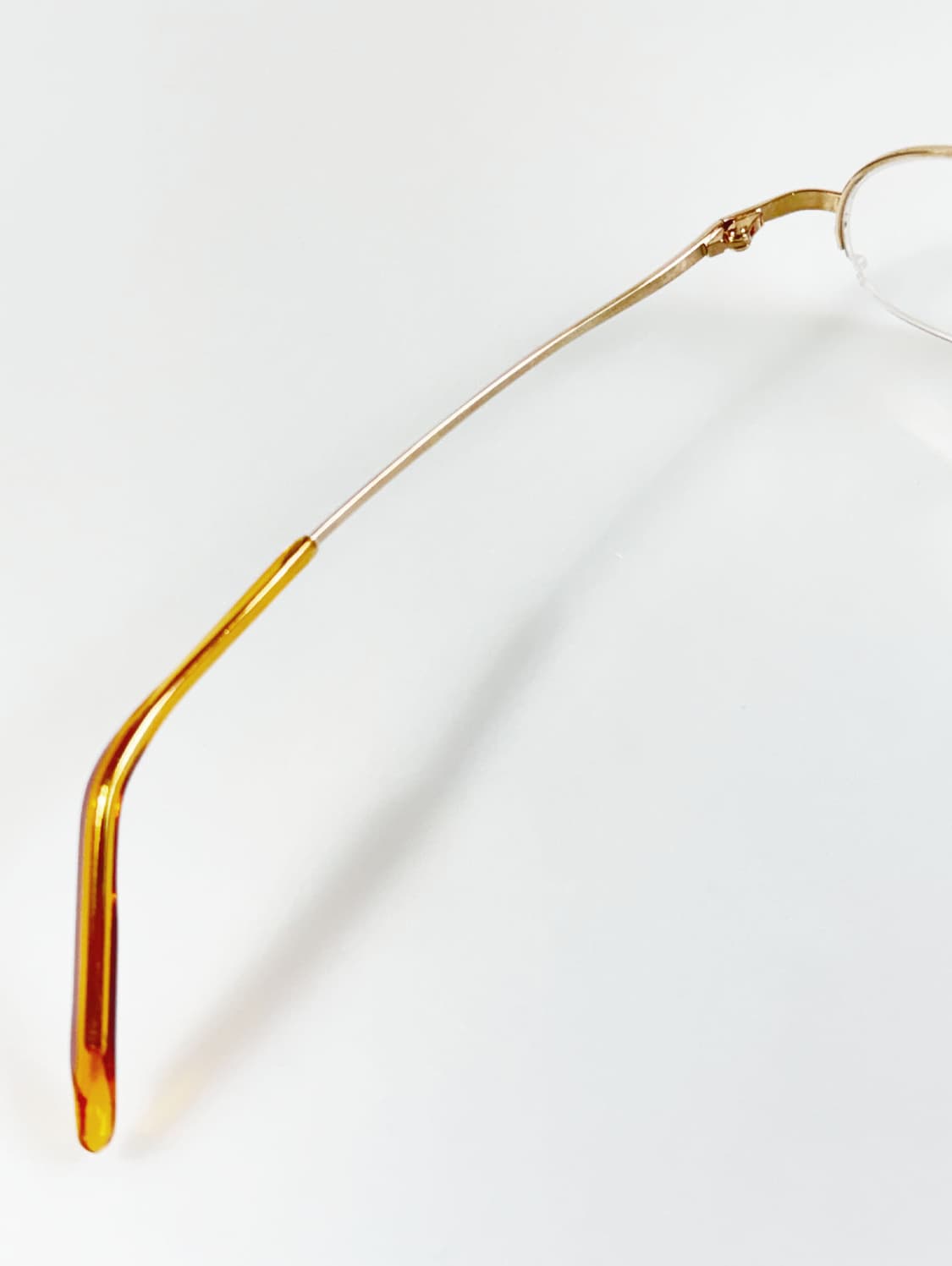 ONORE 골드 반무테 오벌 메탈 프레임 빈티지 안경 상품이미지7