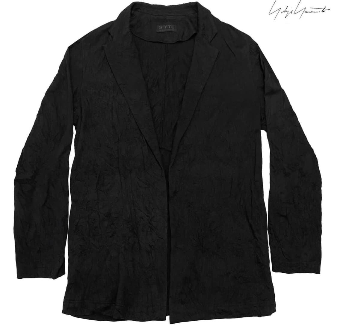 요지야마모토 주름가공 자켓 상품이미지1