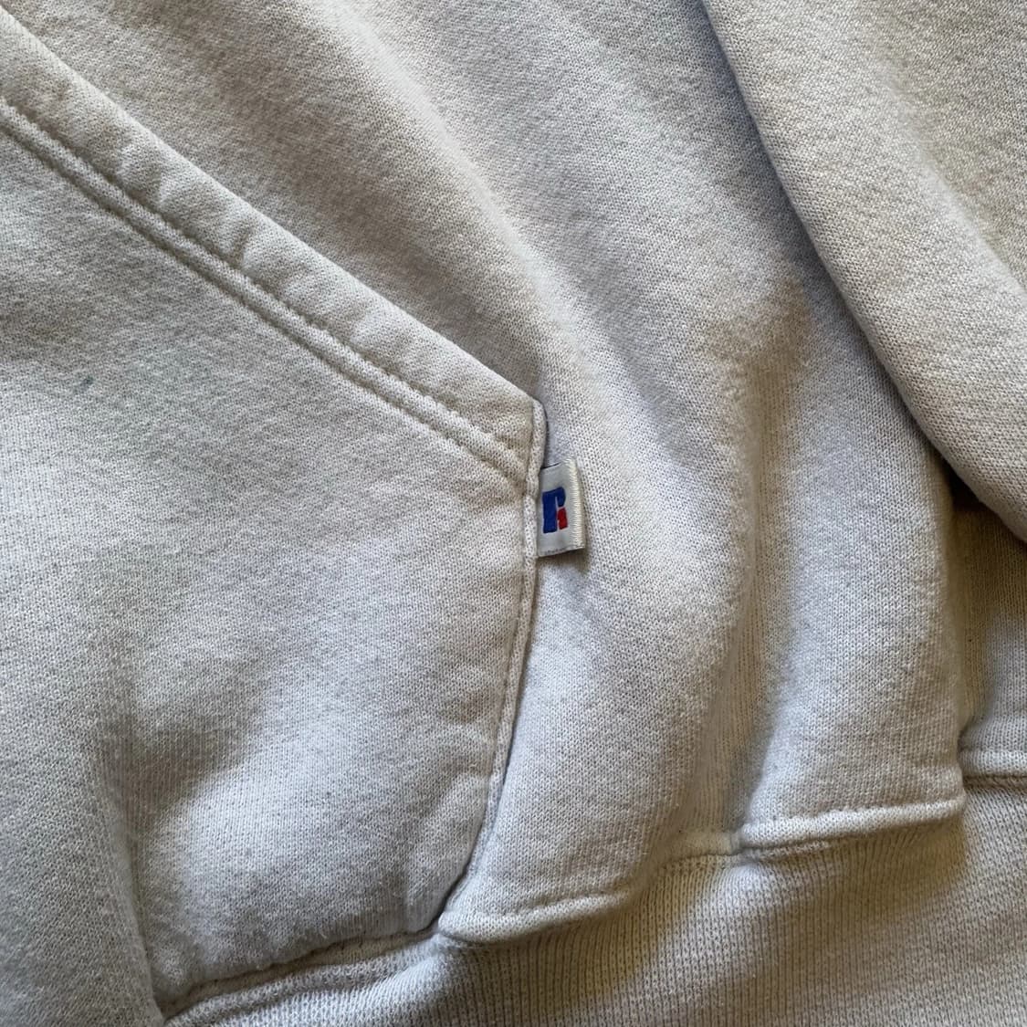 90s 러셀 애슬레틱 빈티지 플레인 스웻 후드티 상품이미지3