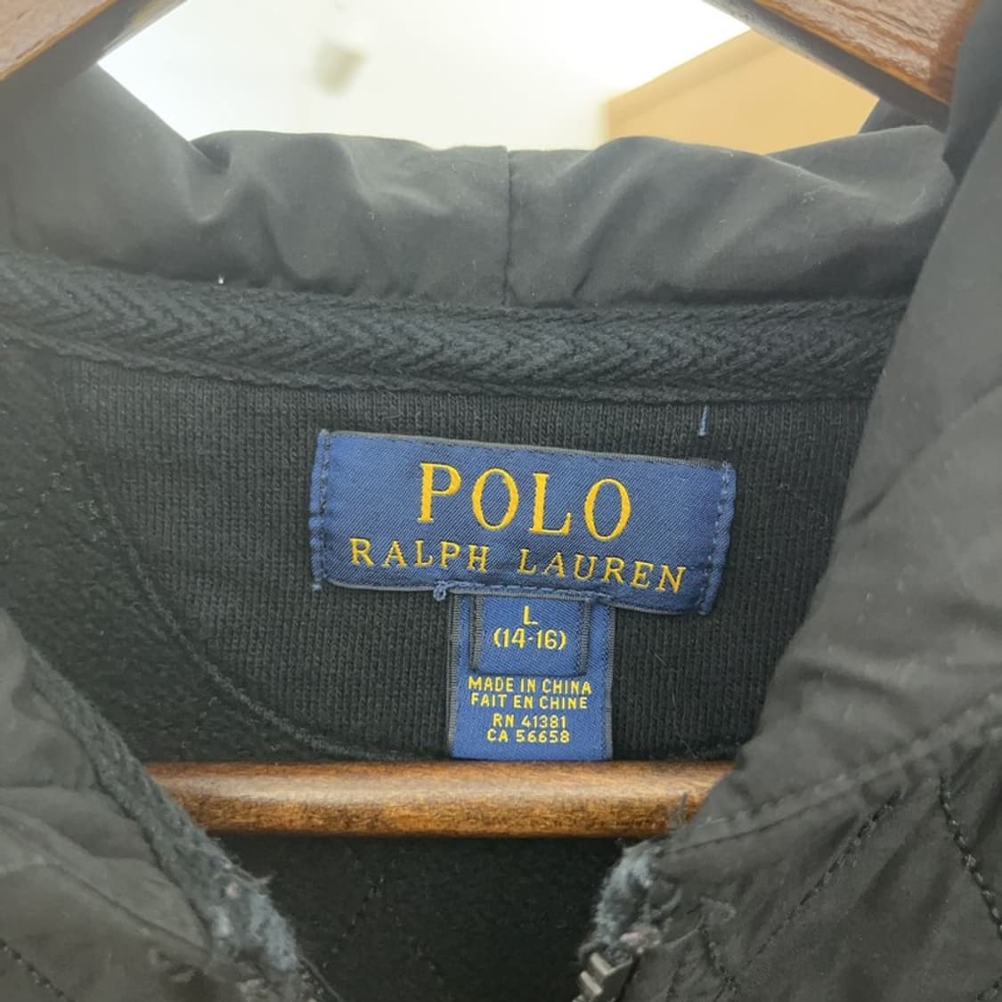 폴로 랄프로렌 스트릿 펑크 퀄팅 기모 후드집업 95 C09148 상품이미지5