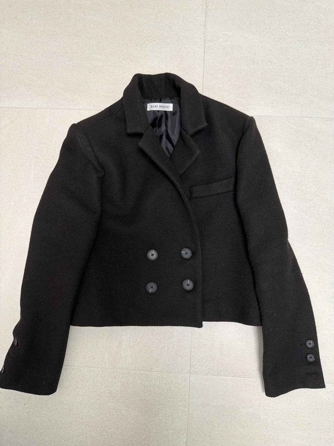 더블 버튼 숏 자켓 상품이미지1