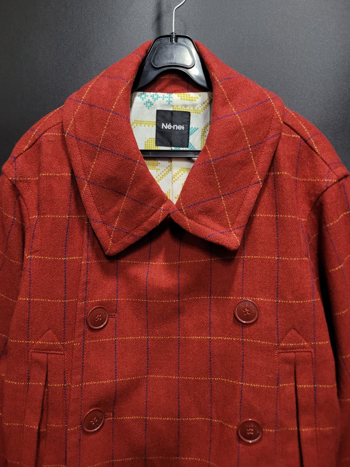 네넷(Ne-net) 오버핏  더블 울자켓 상품이미지2
