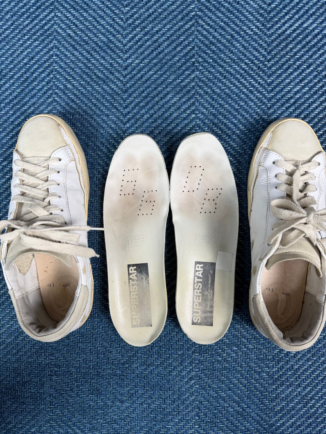 골든구스 슈퍼스타 화이트 로우탑 (사이즈 41) 상품이미지6