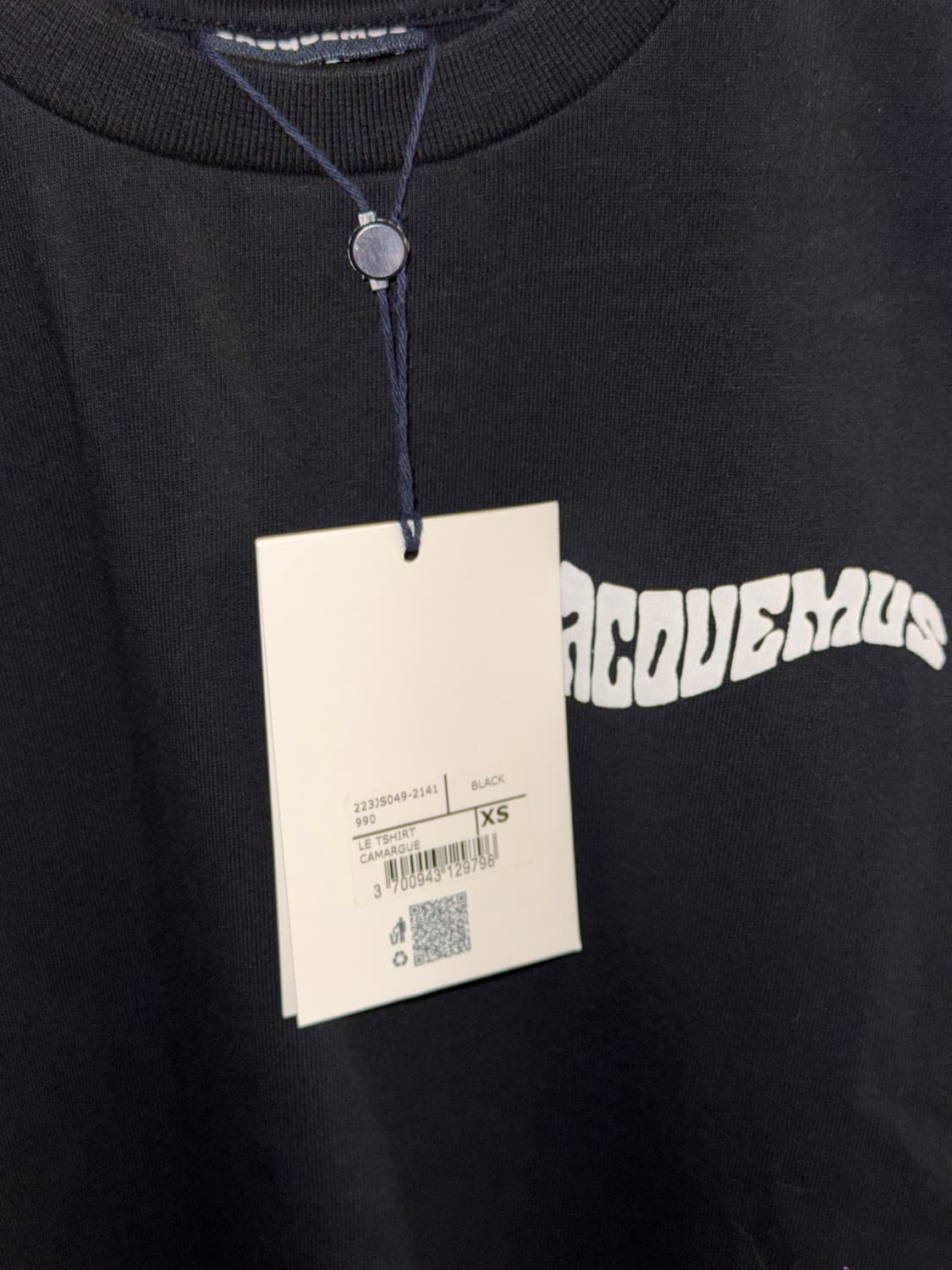 자크뮈스 르 티셔츠 카마르그 블랙 XS 새상품   상품이미지3