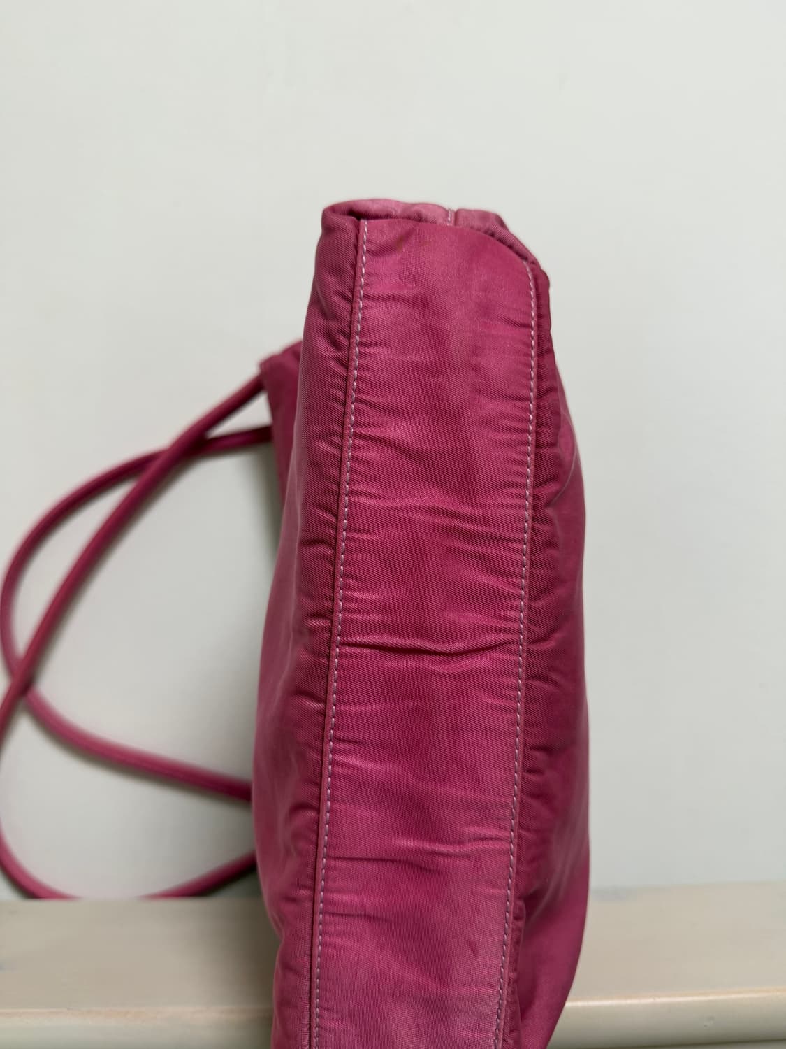 프라다 핑크 나일론 백(정품감정서 포함) 상품이미지5