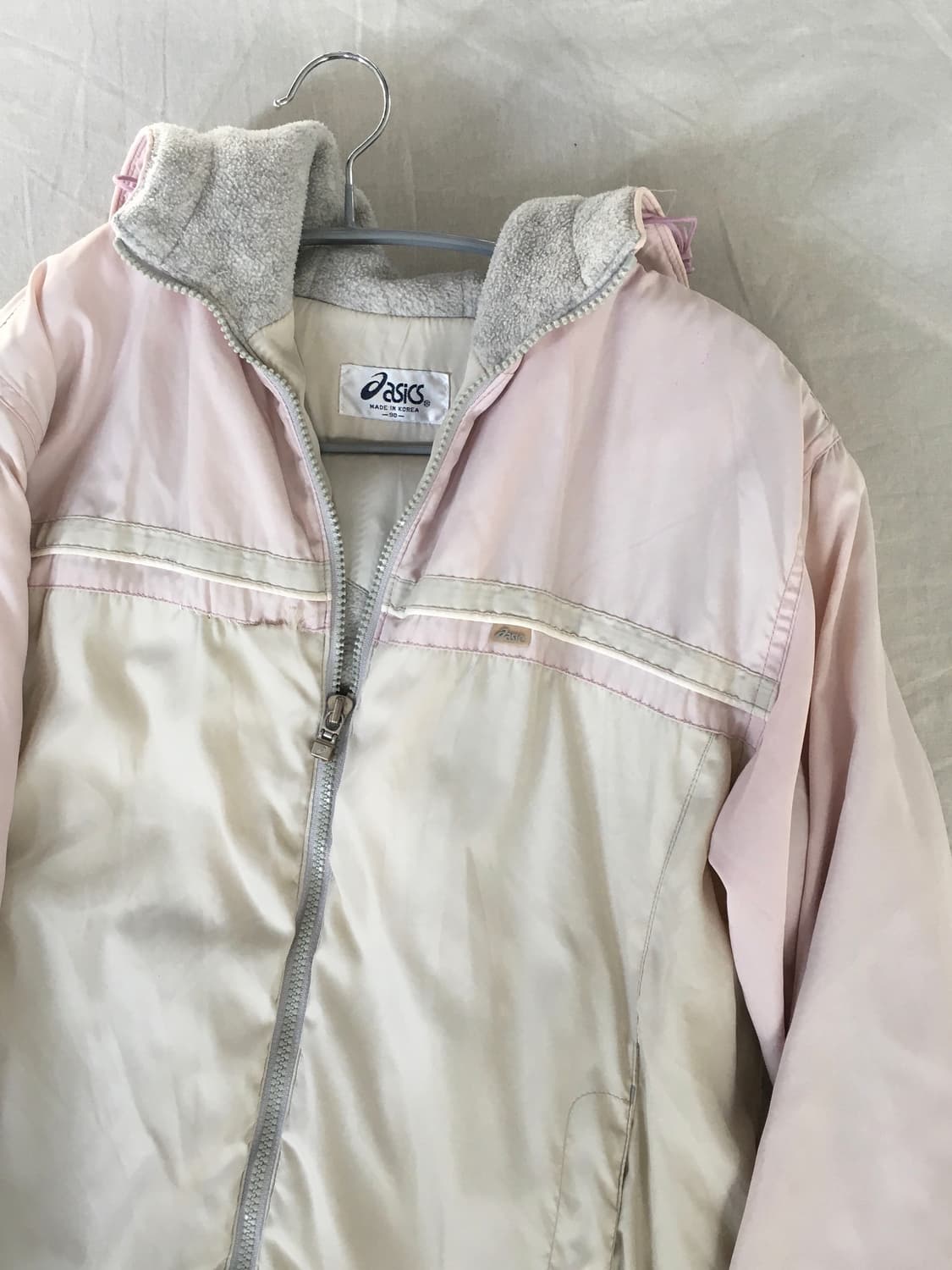 아식스 기모 후드 바람막이 자켓 상품이미지4