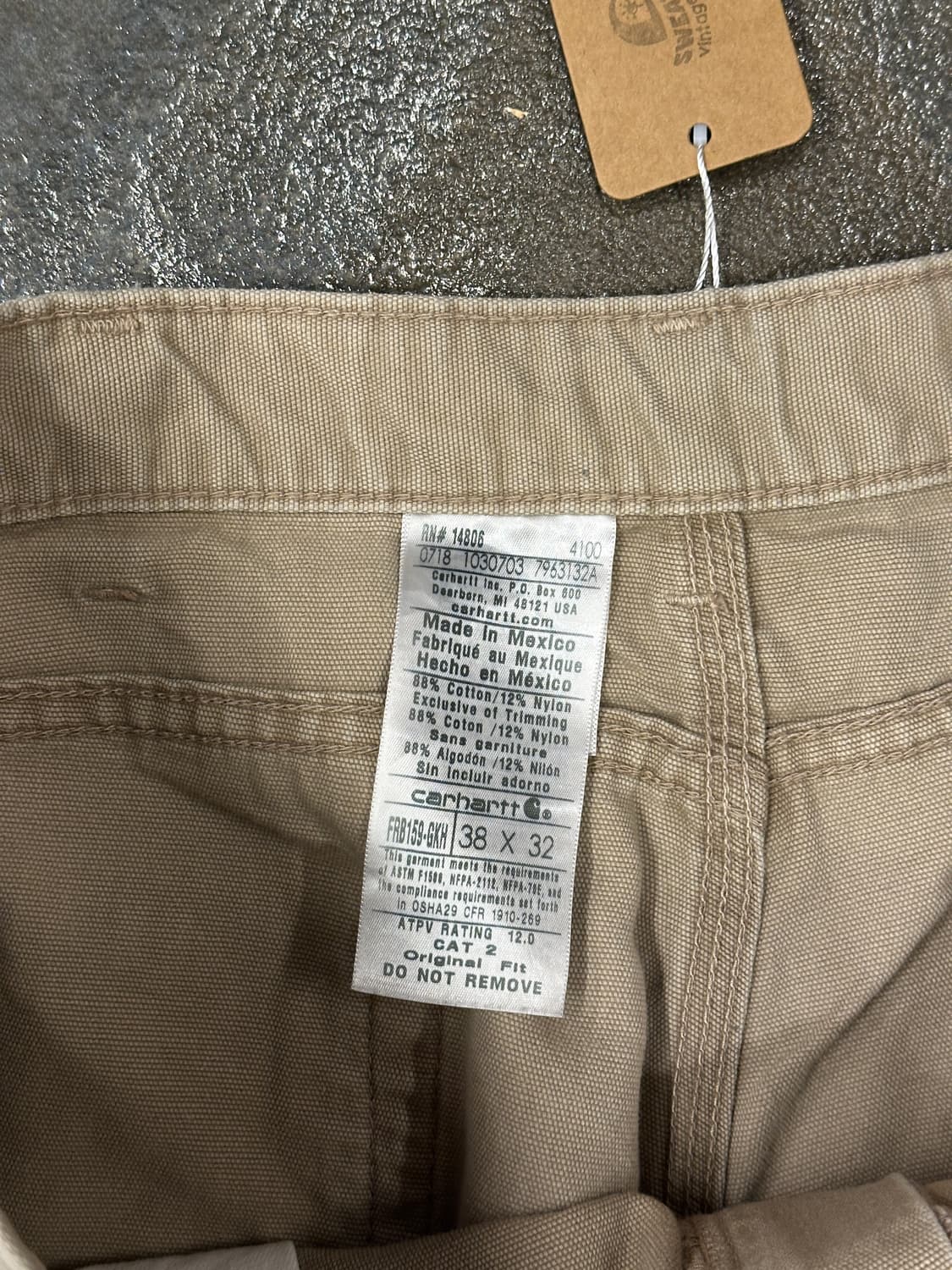 Carhartt 칼하트 FR 오리지널핏 코튼팬츠 38X32 상품이미지5