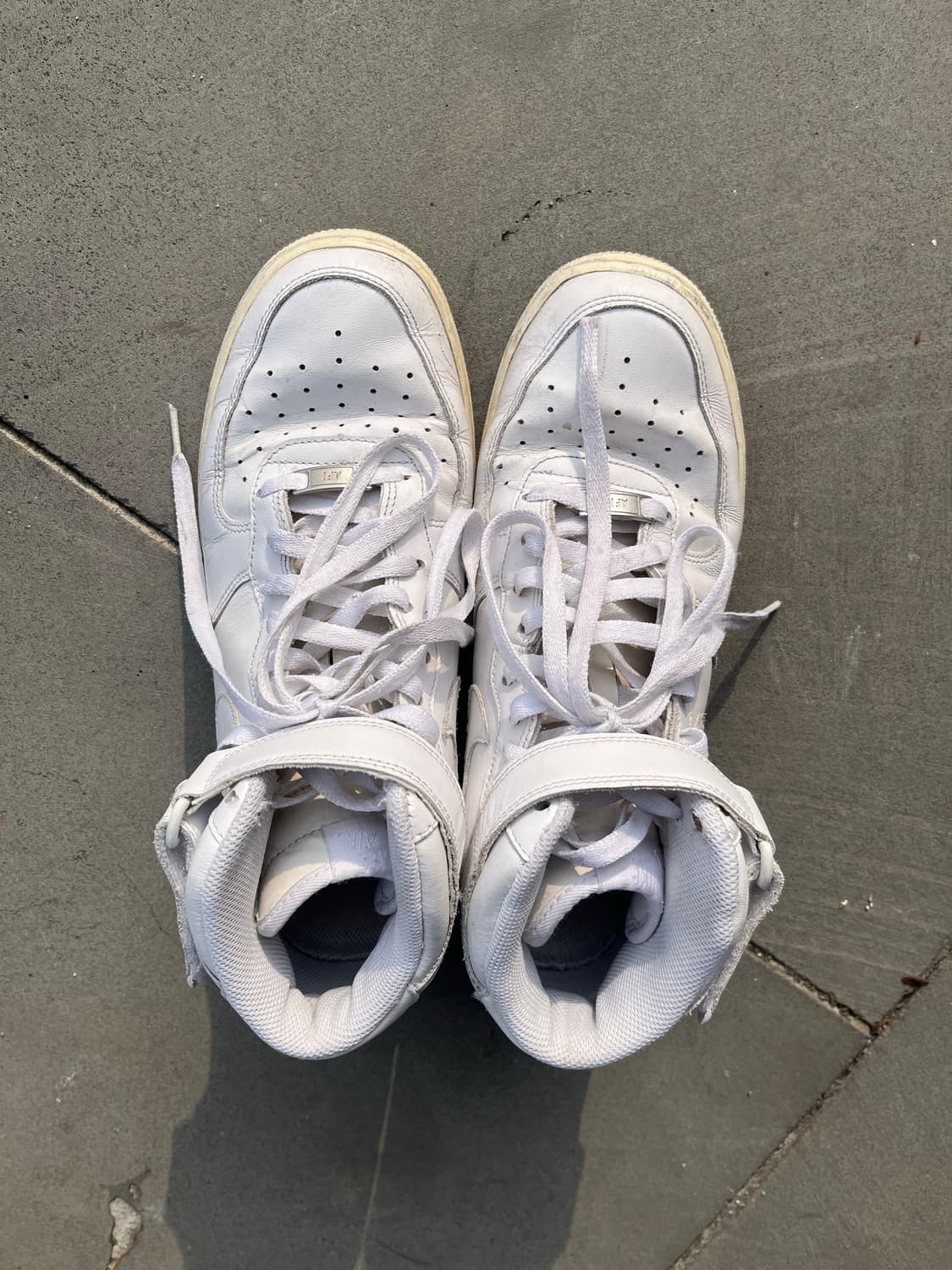 나이키 에어포스 1 미드 트리플 화이트 280 상품이미지3