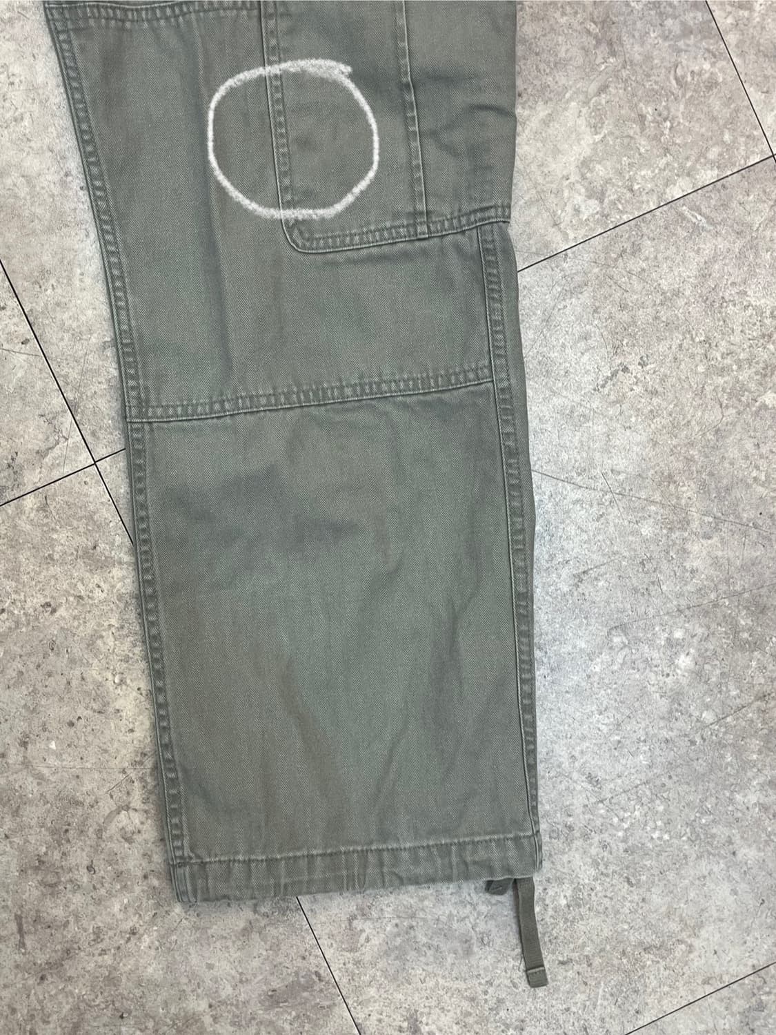 리 카고 팬츠 그레이 28 #csz2537  상품이미지7