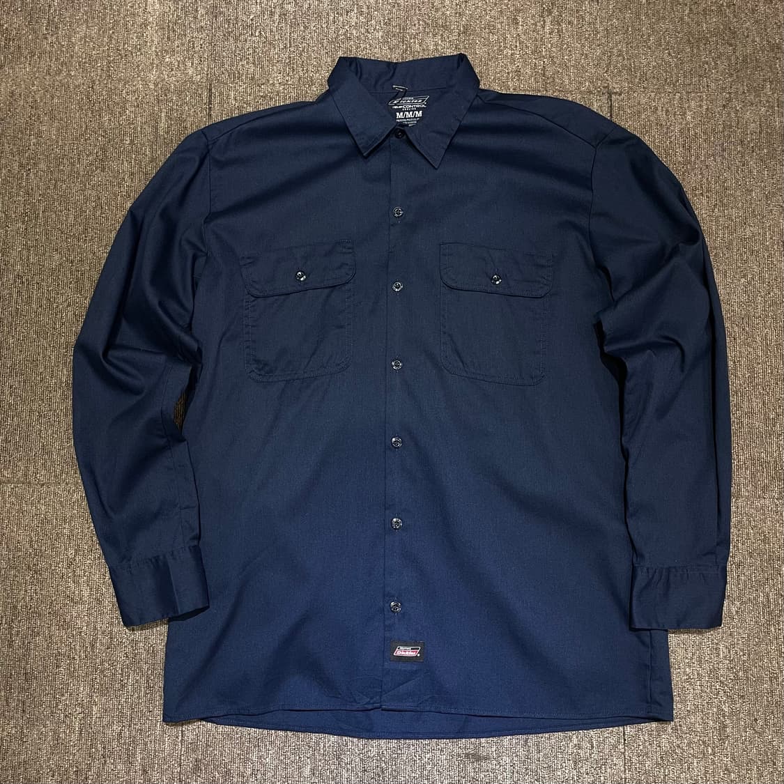 (M) Dickies 디키즈 워크 셔츠 네이비 상품이미지1