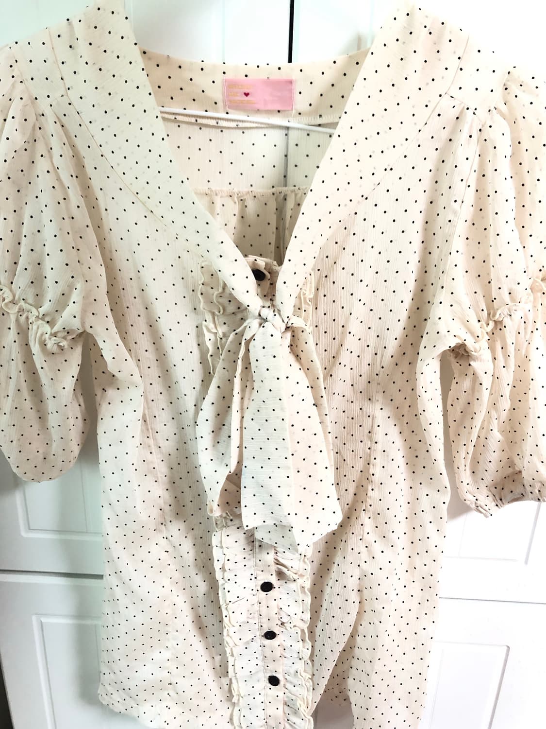 도트 블라우스 상품이미지1