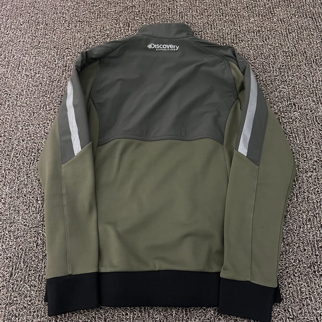 디스커버리 기모 집업 카키 100(L) 상품이미지5