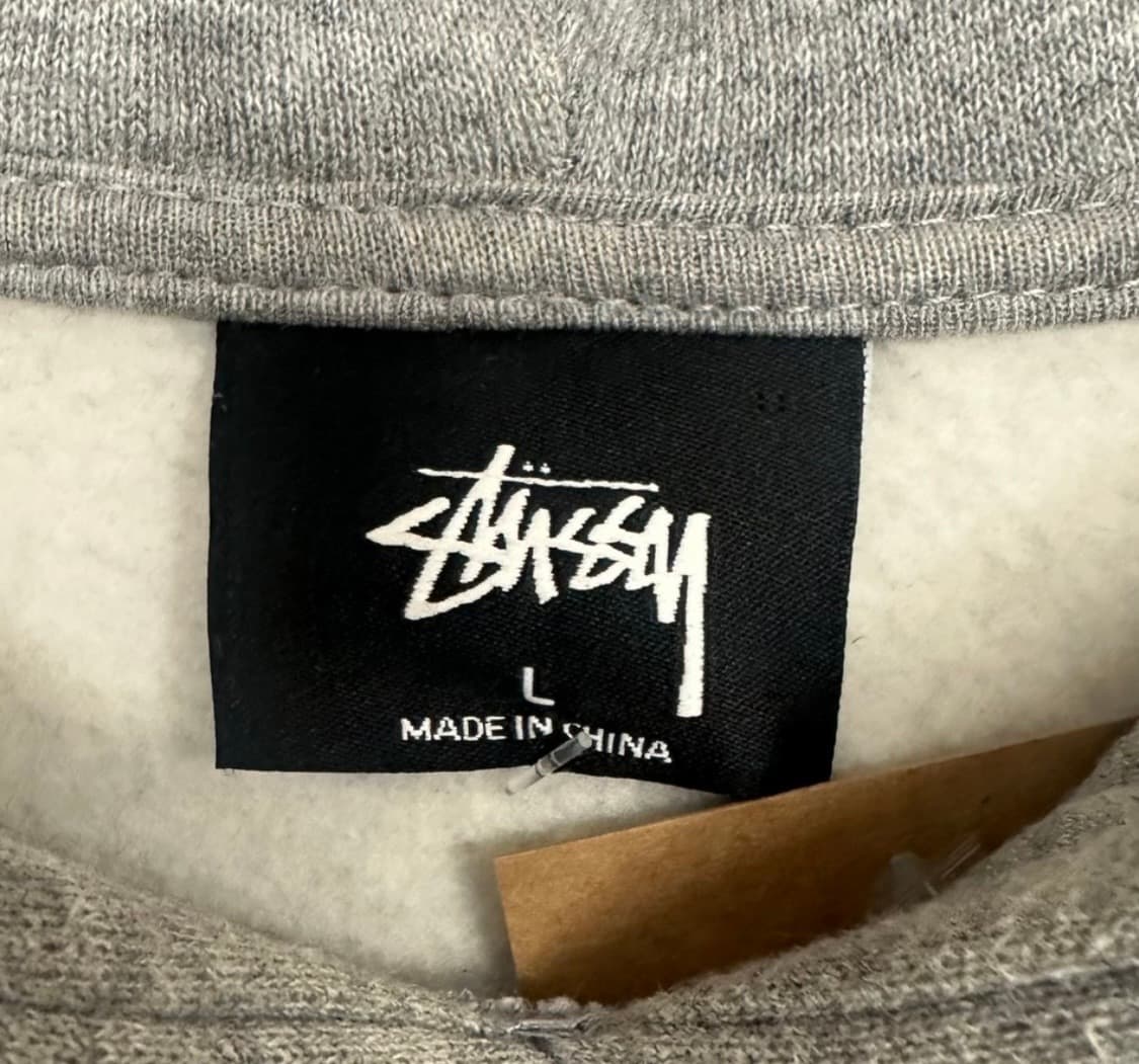 스투시 이집트 후드 후디 그레이 핑크 상품이미지9