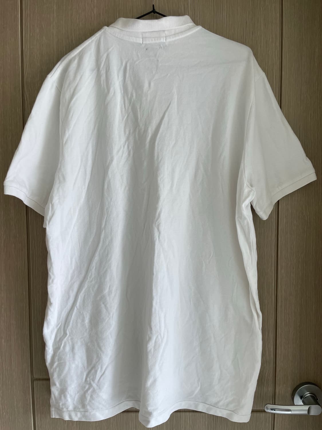 랄프 로렌 클래식 핏 폴로 화이트 pk 셔츠 상품이미지5