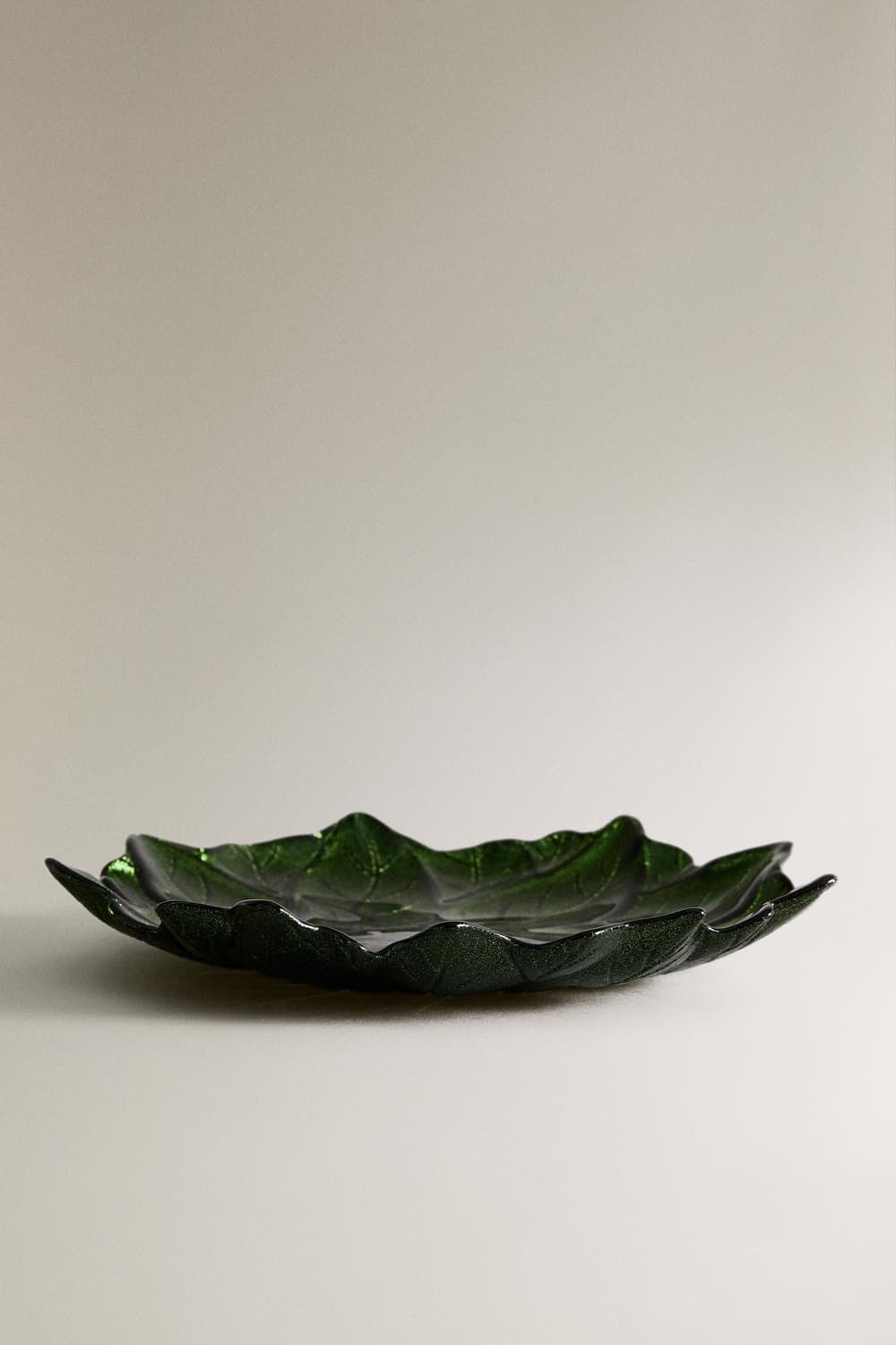 자라홈 크리스마스 포인세티아 유리 앞접시 상품이미지3