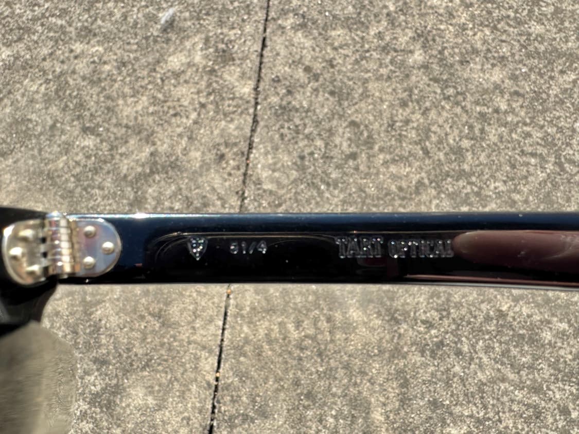 [F] 타르트옵티컬 FDR 블랙 뿔테 안경(51/4) 상품이미지4