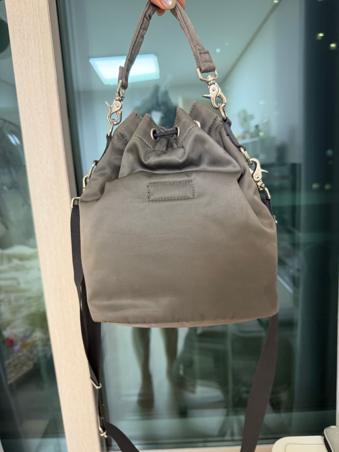 요시다포터 벌룬삭 복조리백 실버 상품이미지2