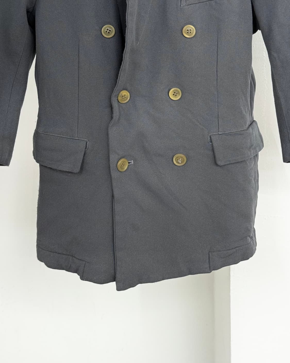 꼼데가르송 블랙 더블 브레스티드 자켓 상품이미지5