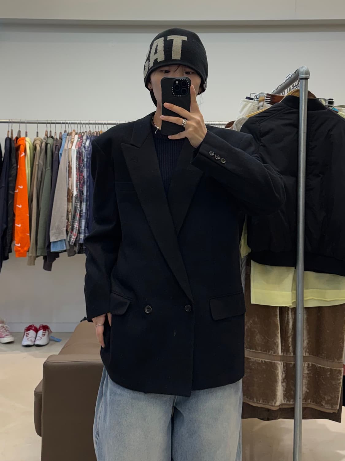 꼼데가르송 옴므  모직 더블자켓 상품이미지2