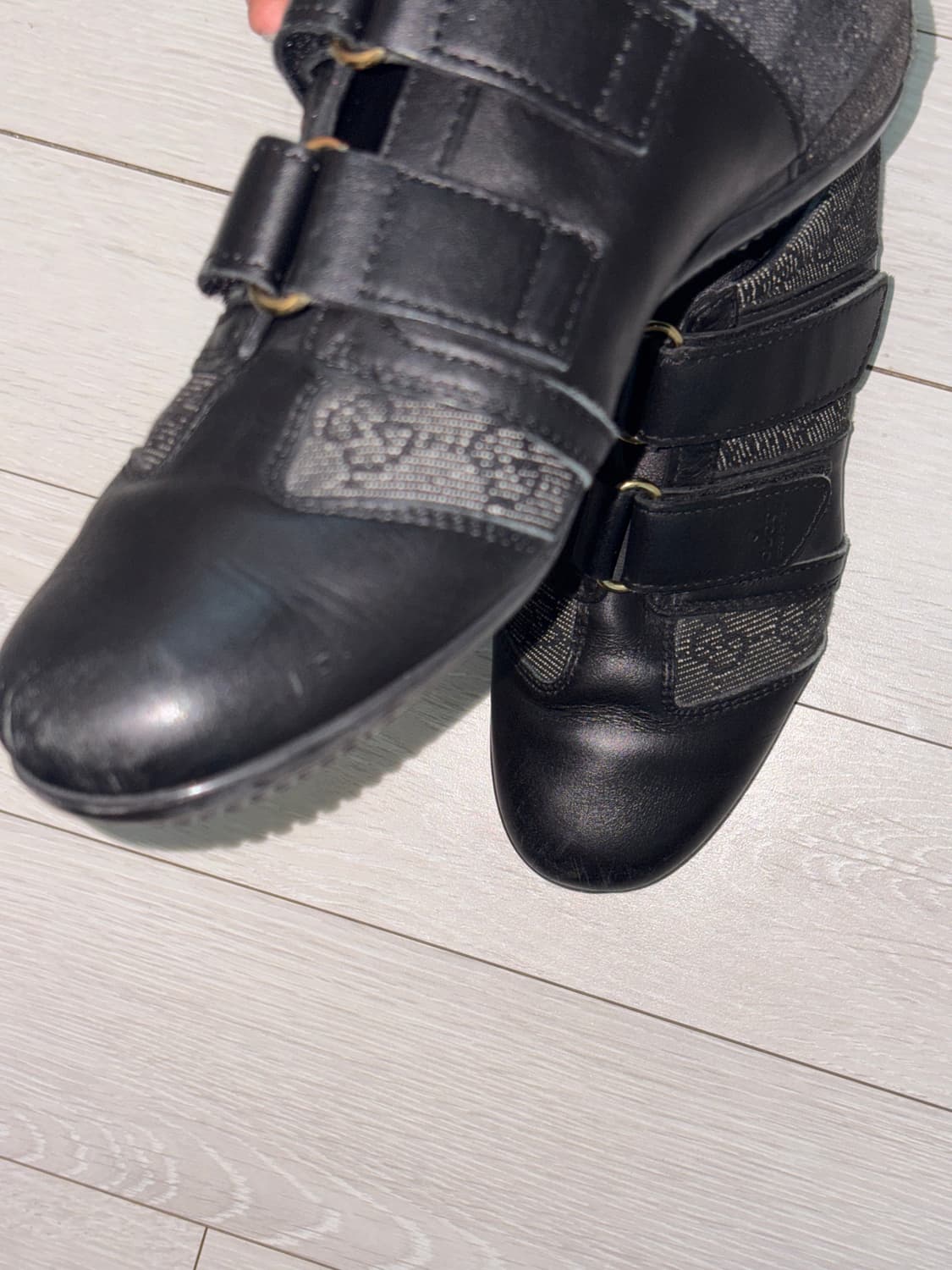 00s Gucci monogram velcro sneakers 상품이미지4