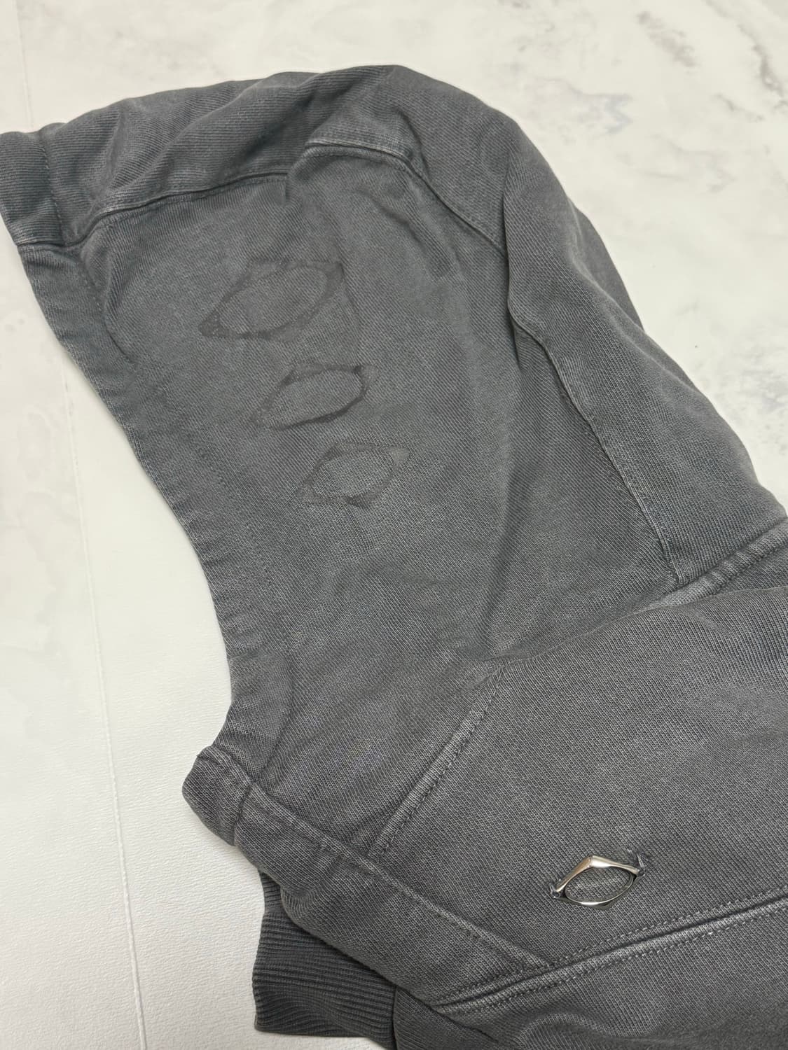 미스치프 크롭후드 챠콜 S 상품이미지6