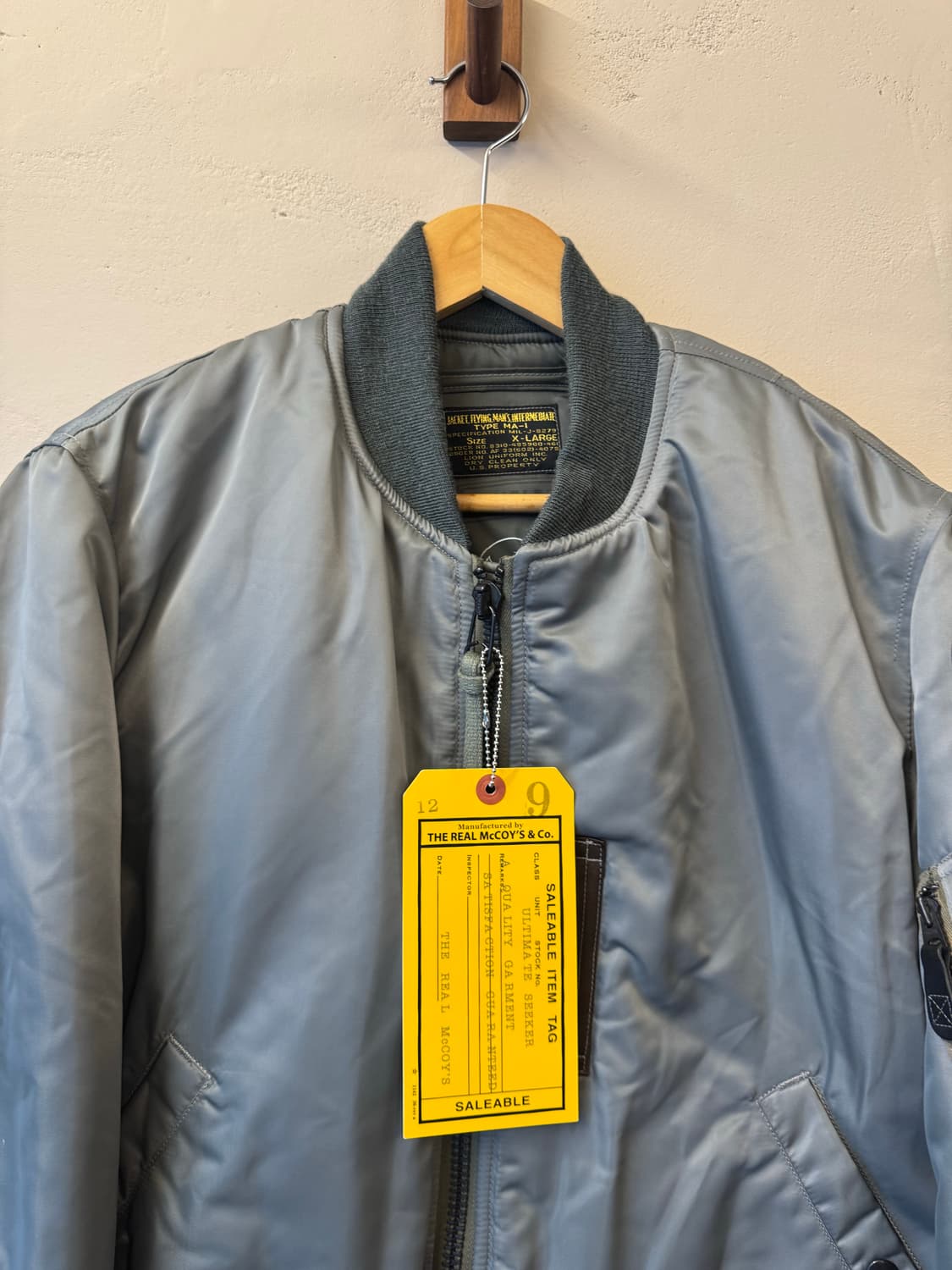 리얼 맥코이 MA-1 XL 상품이미지2