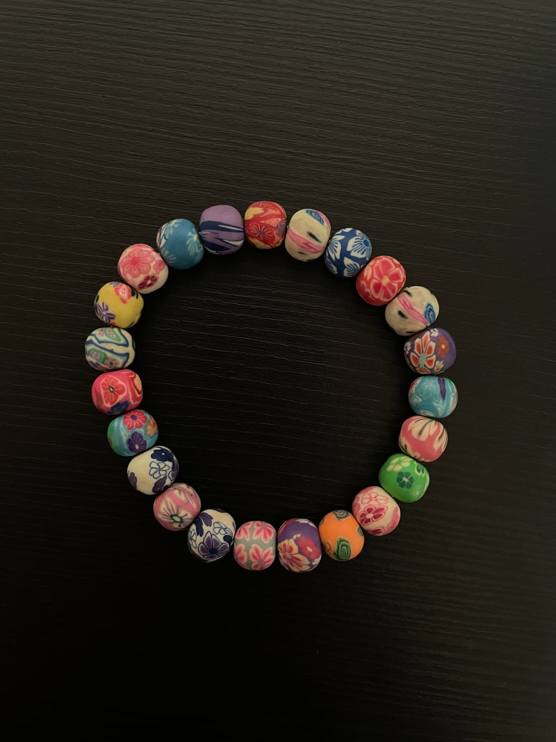 빈티지 오리엔탈 일본풍 우드 비즈 팔찌 상품이미지1