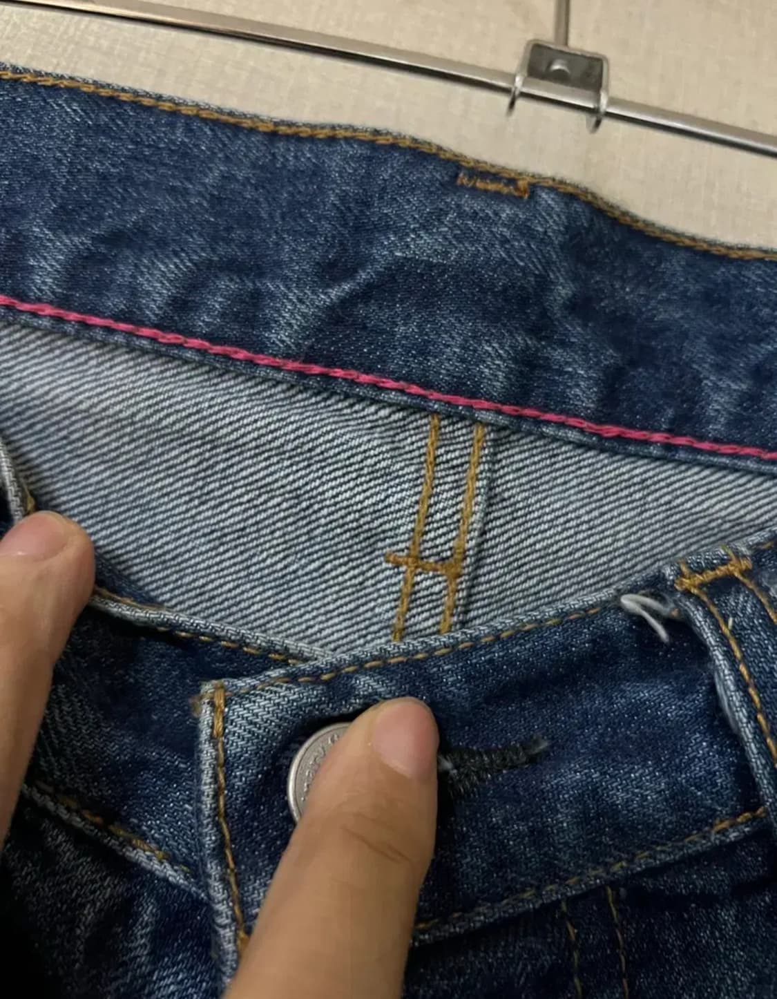 오디너리핏 엥클핏 데님 32팝니다 상품이미지3