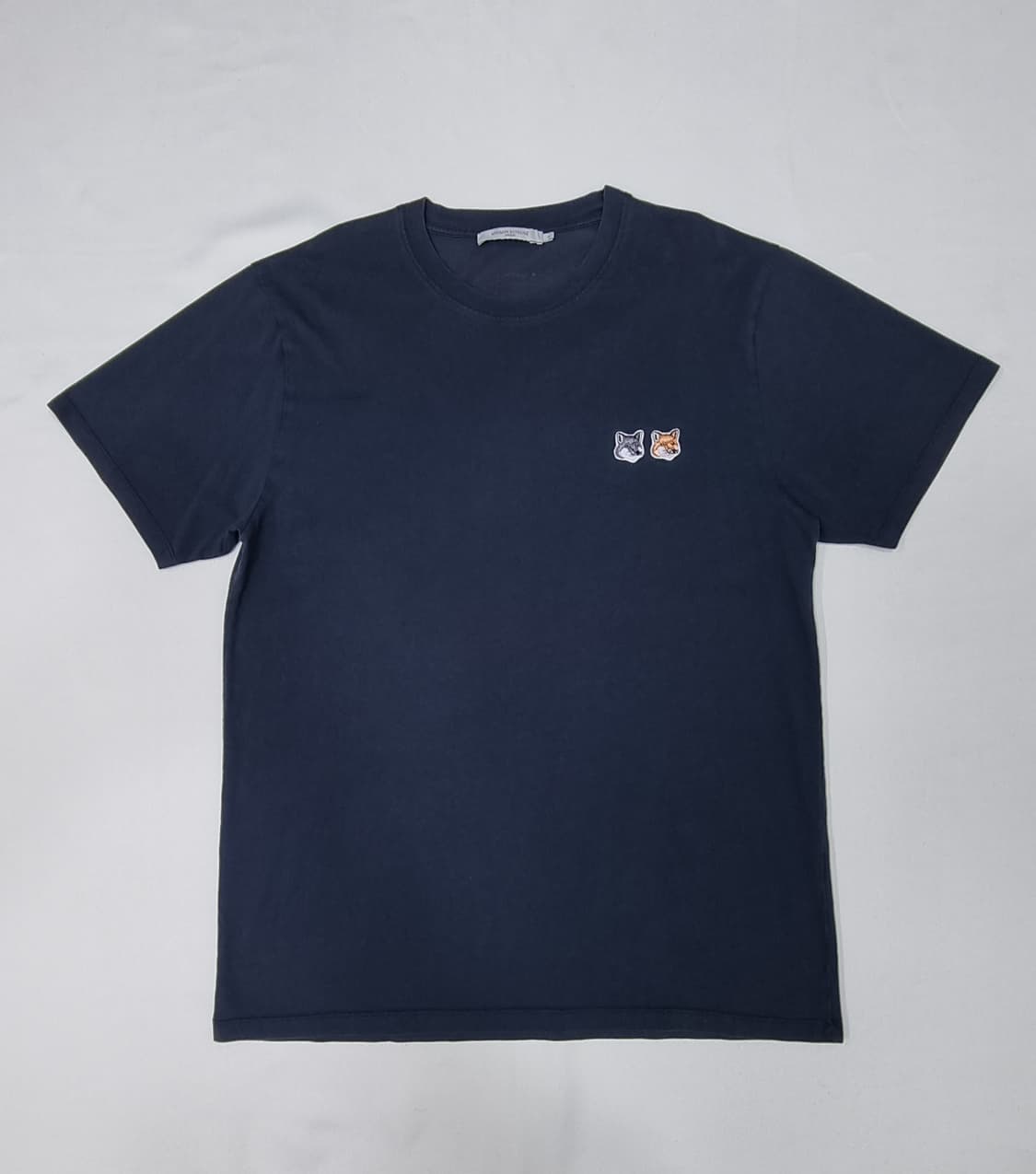 메종키츠네 더블 폭스 패치 반팔 XL _ 남성 상품이미지1