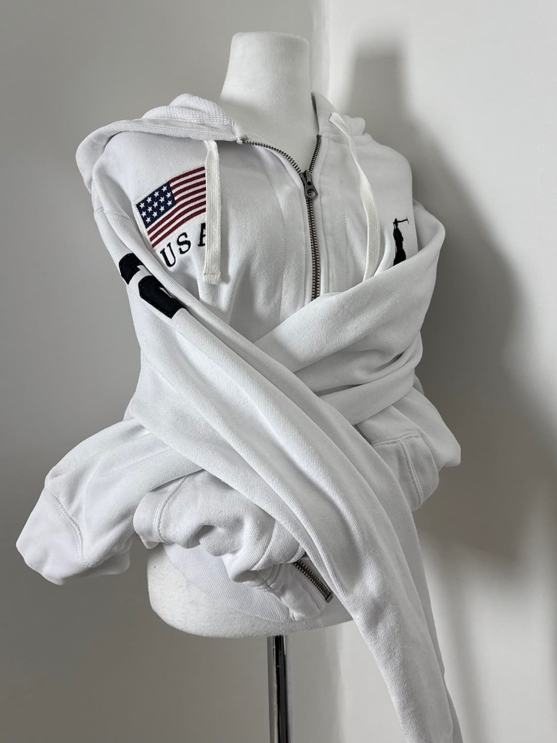 폴로 빅포니 성조기 후드집업 상품이미지4