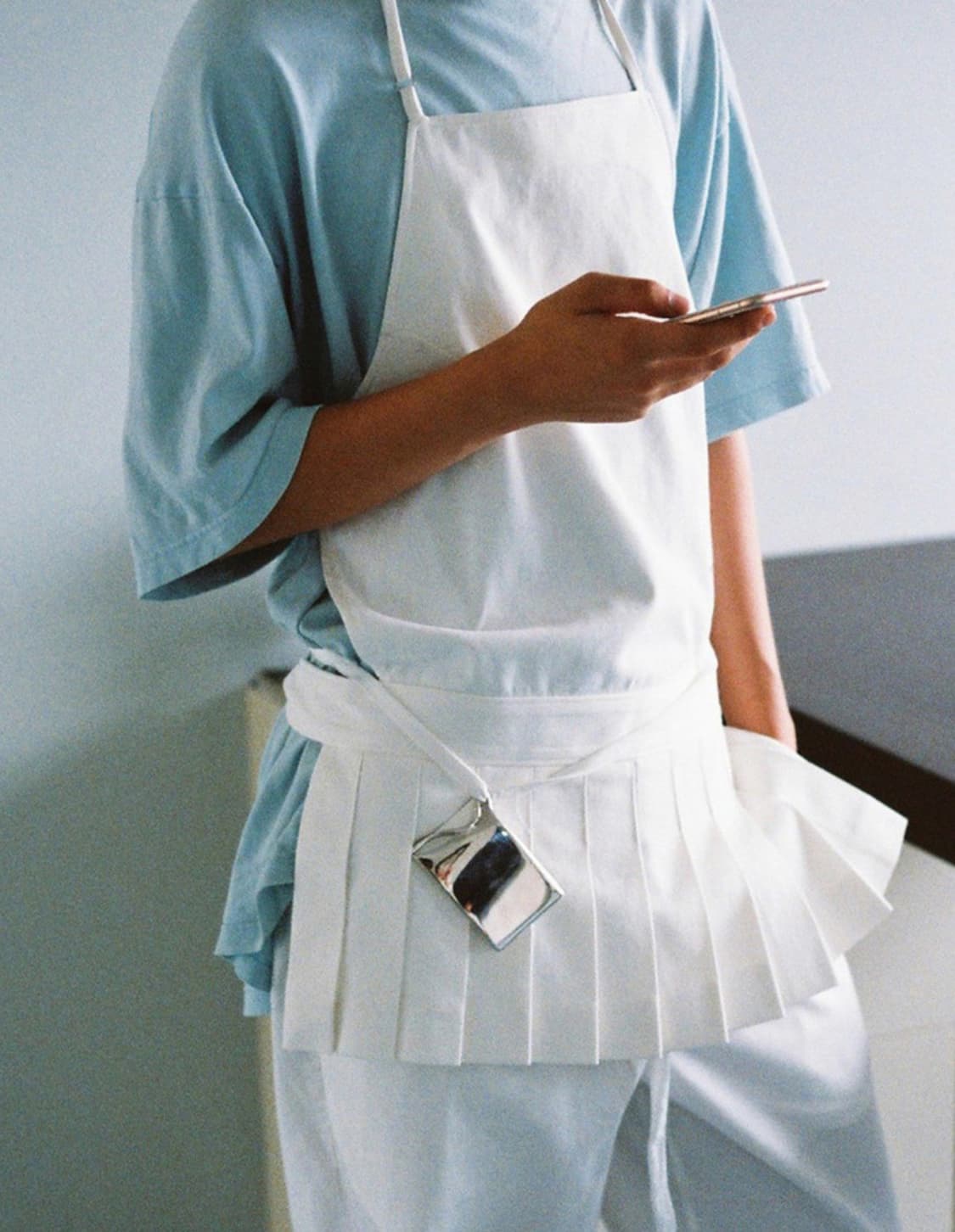 오엔젤 에이프런 레이어드 스커트 앞치마 상품이미지1