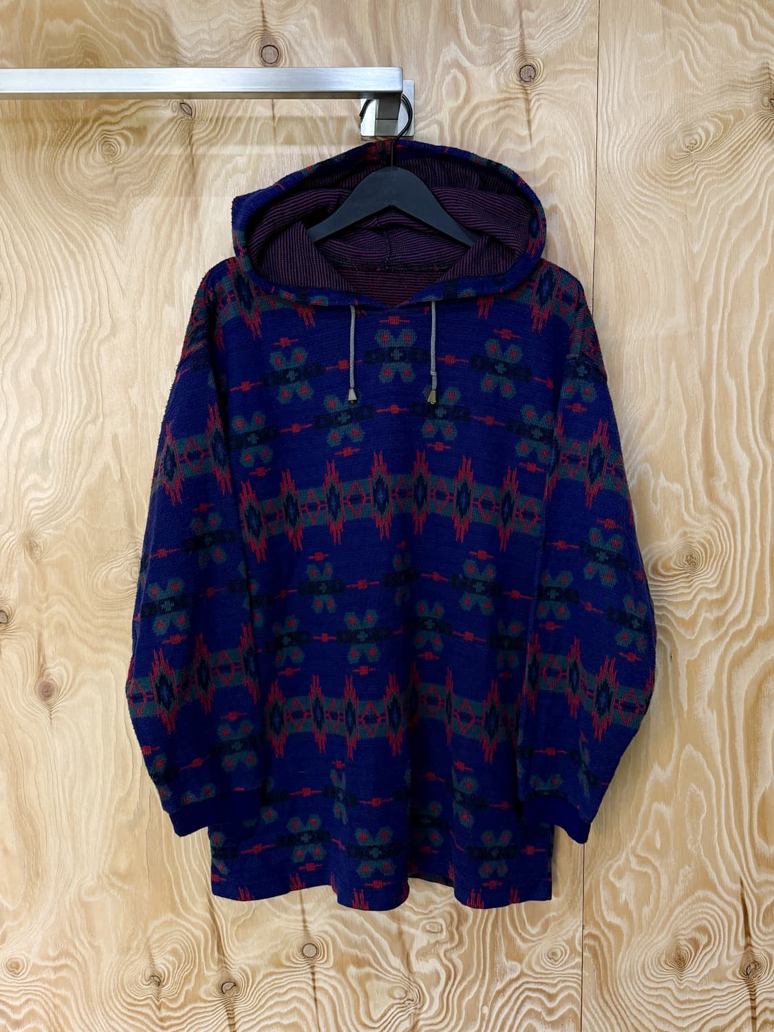 빈티지 90‘s 에스닉 나바호 플리스 후디 상품이미지2