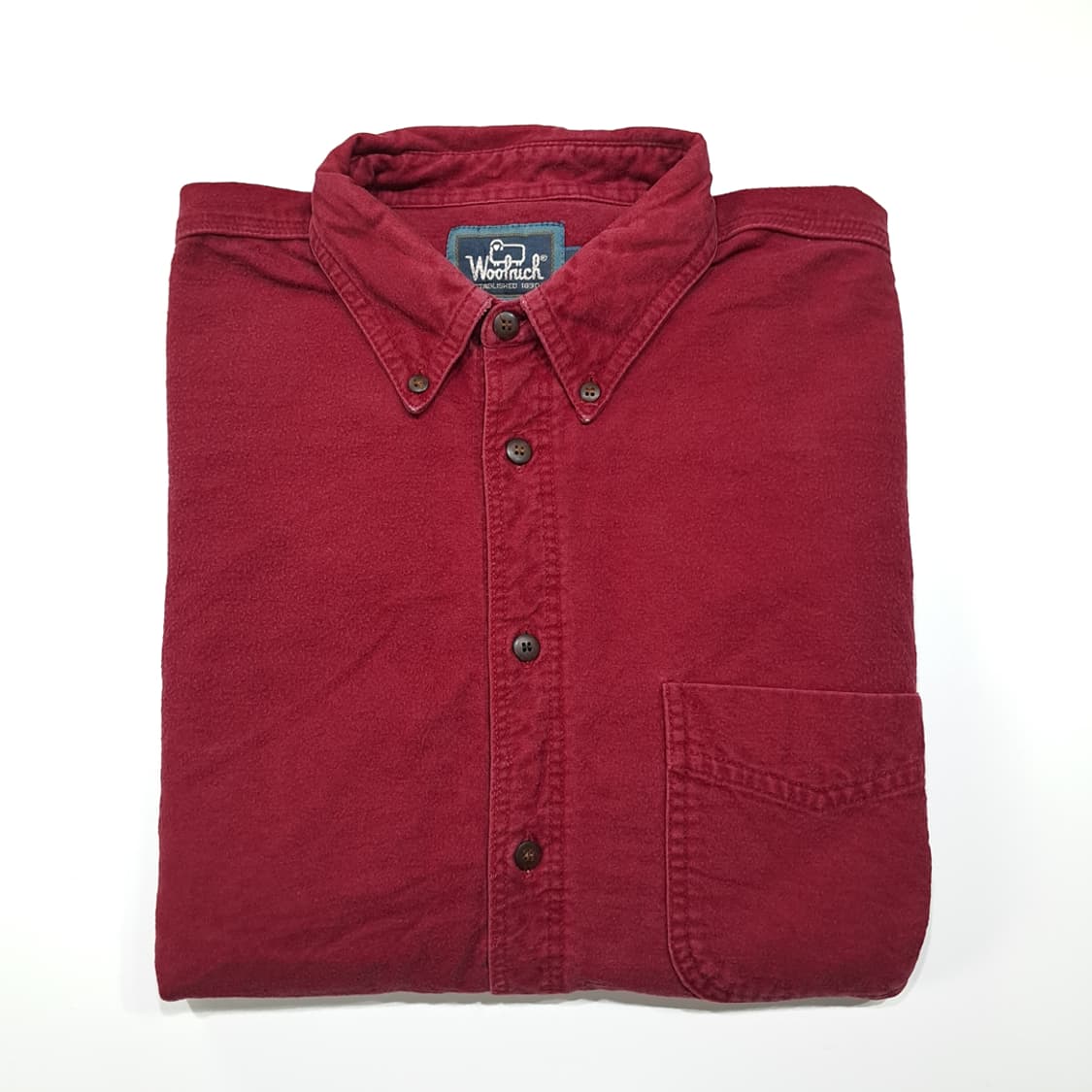 CL186 울리치 코튼 샤모아 버건디 셔츠 상품이미지10