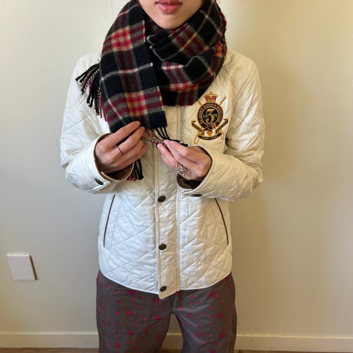 버버리 노바체크 캐시미어 머플러 상품이미지2