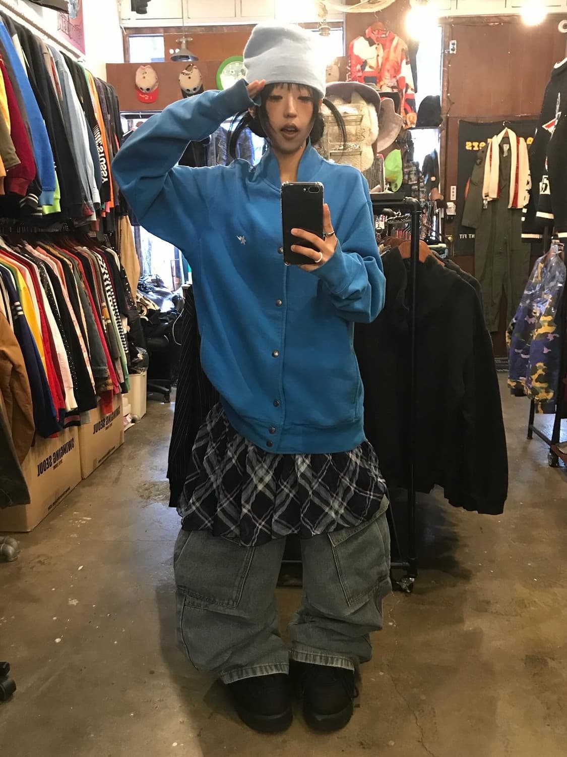 Bape Sta Logo Varsity Jacket 상품이미지5