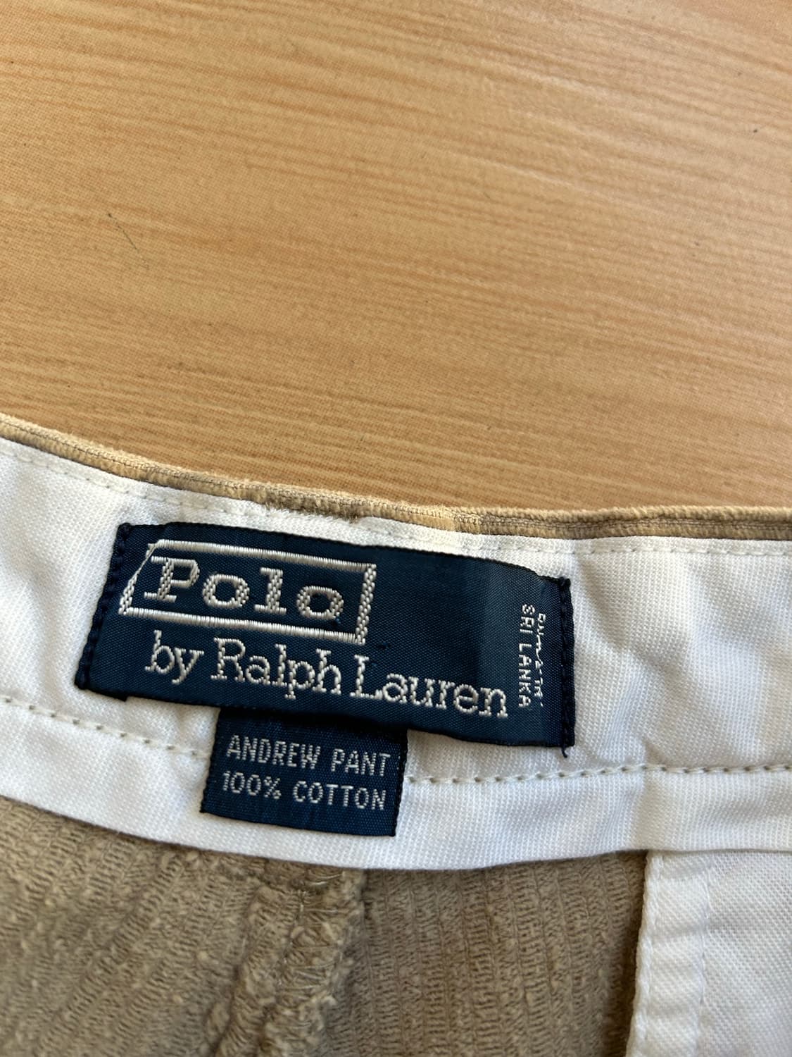 90’s 폴로 코듀로이 앤드류팬츠 38(36) 상품이미지6
