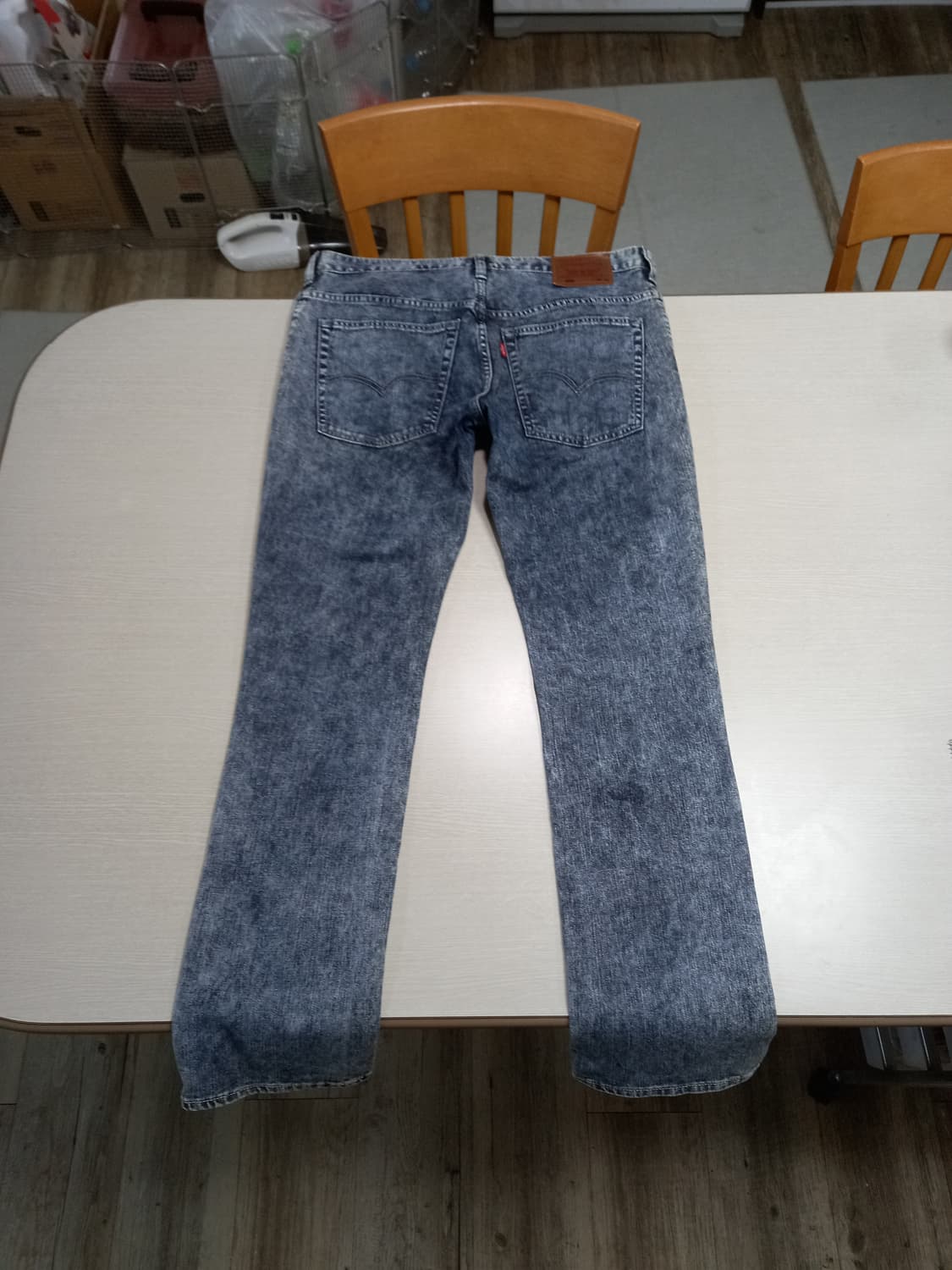 36 리바이스606 워싱 스판 슬림일자진 다크그레이 36-442 상품이미지2