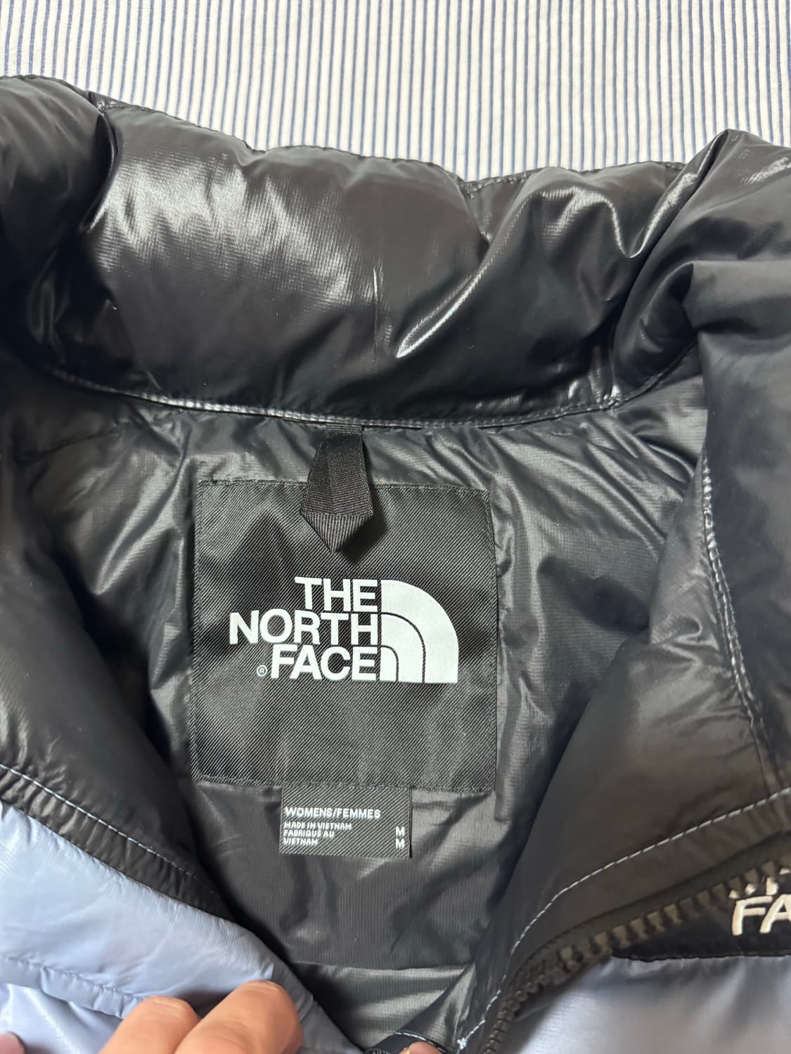 W 노스페이스 눕시 숏 자켓 포크 블루  상품이미지6