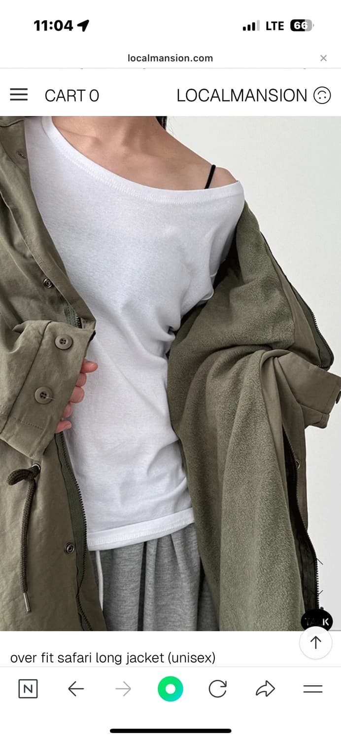 LOCAL MANSION 로컬멘션 오버핏 사파리 롱 야상 자켓(남여공용) 상품이미지3