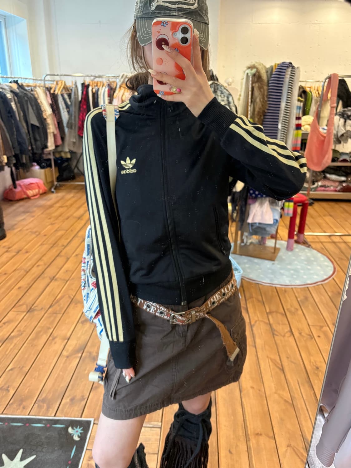 아디다스 골드 백로고 져지 상품이미지1