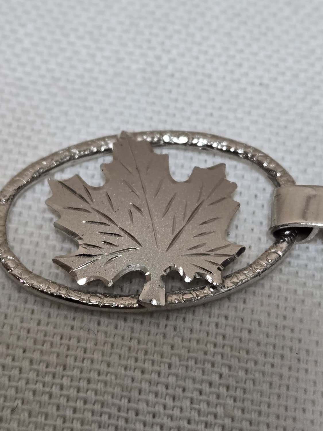 미국 빈티지 STERLING 실버 단풍잎 팔찌 (15g 19cm) 상품이미지5