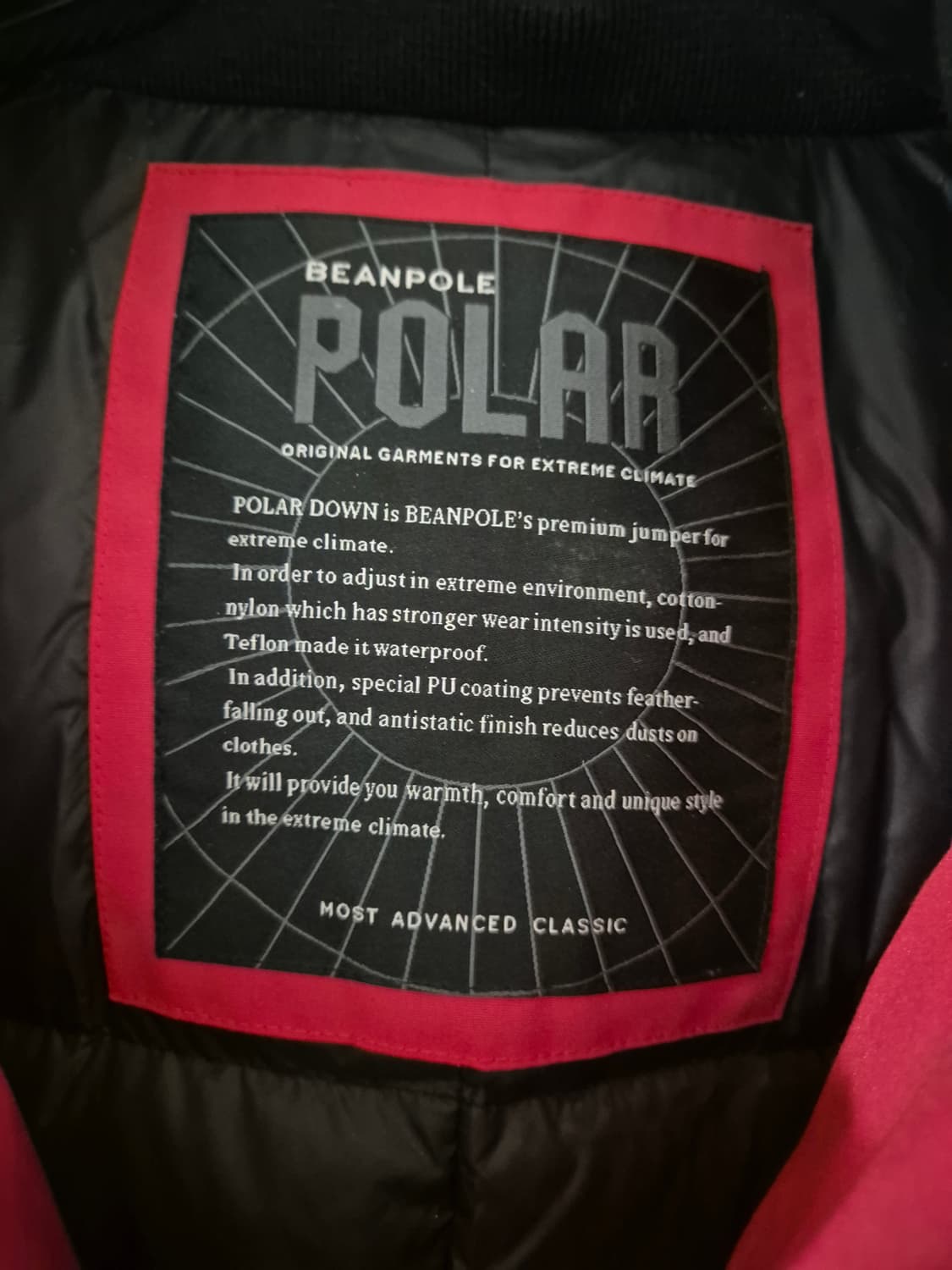 [105~110]빈폴 구스파카 패딩 상품이미지4