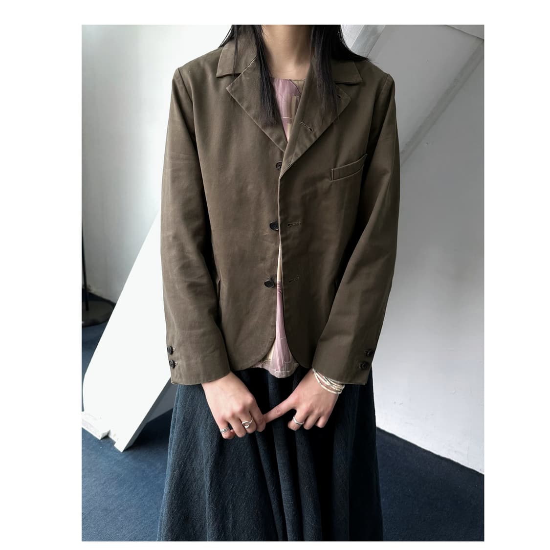 Cotton 5B tailored jacket 상품이미지8