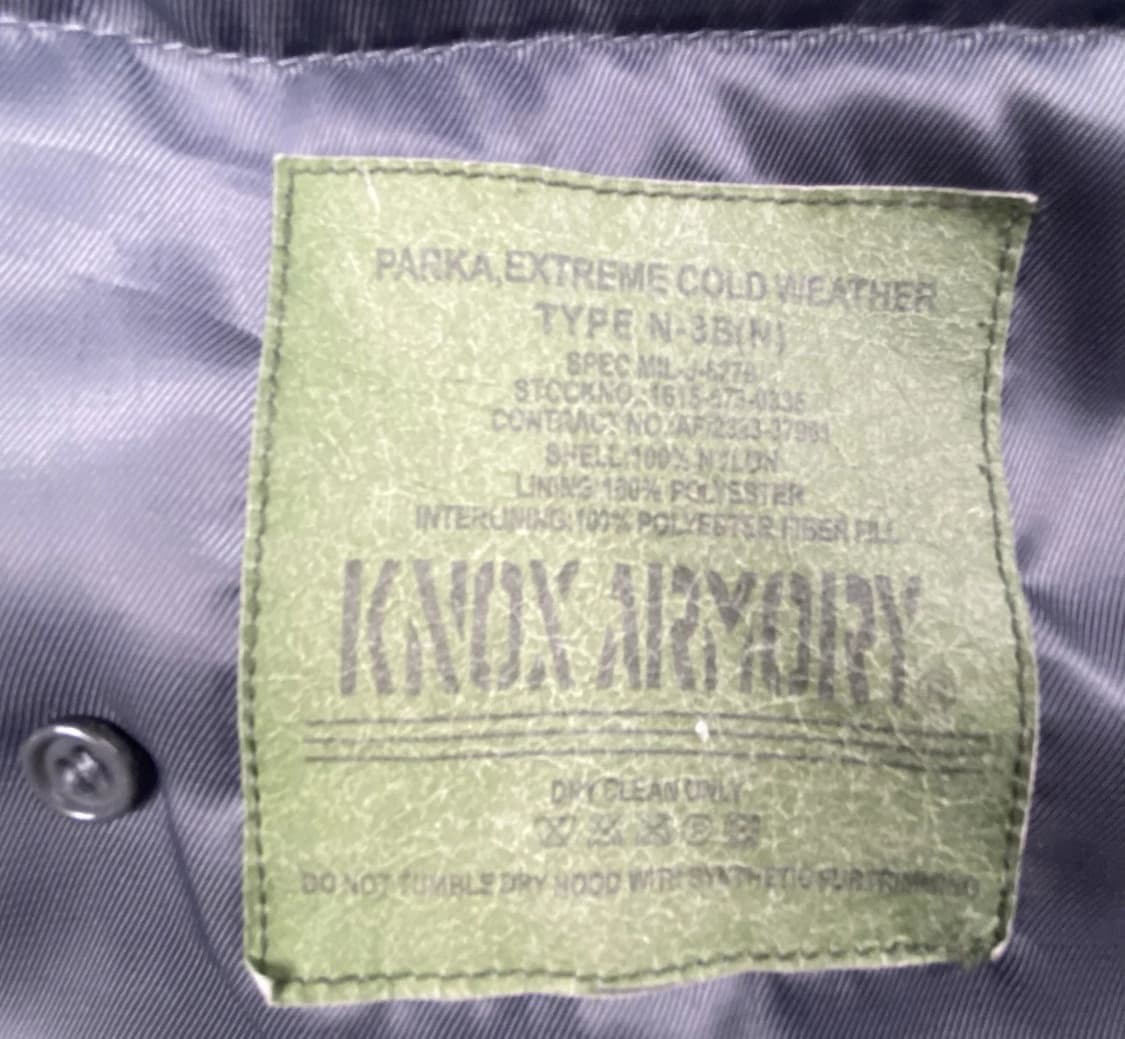 90s 미공군 납품용 알파인더스트리 N-3B 파카 상품이미지6