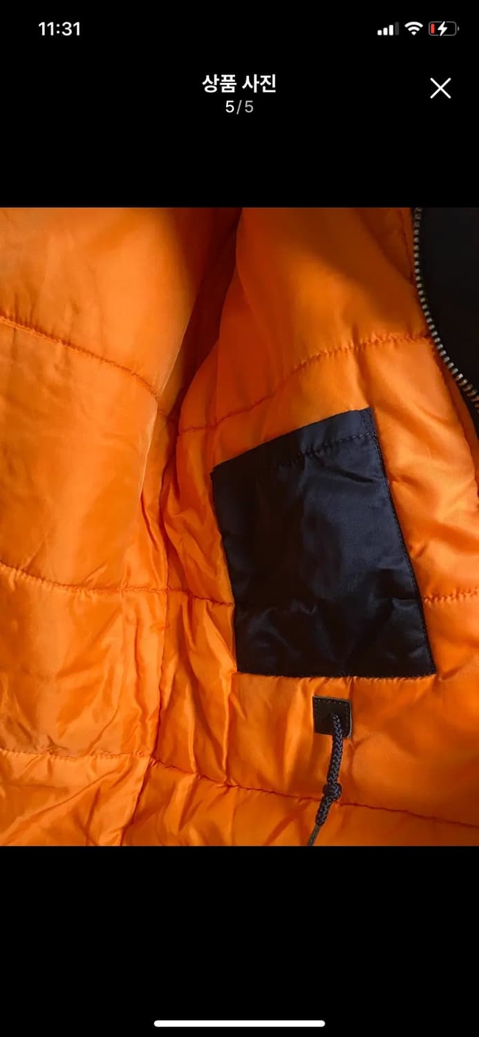 [ALPHA INDERSTRY] 알파인더스트리 N3B 자켓 S사이즈 상품이미지5