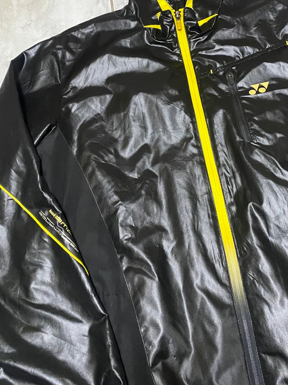 요넥스 블랙/옐로우 트레이닝복 세트 100~ 105 배드민턴 테니스 상품이미지4